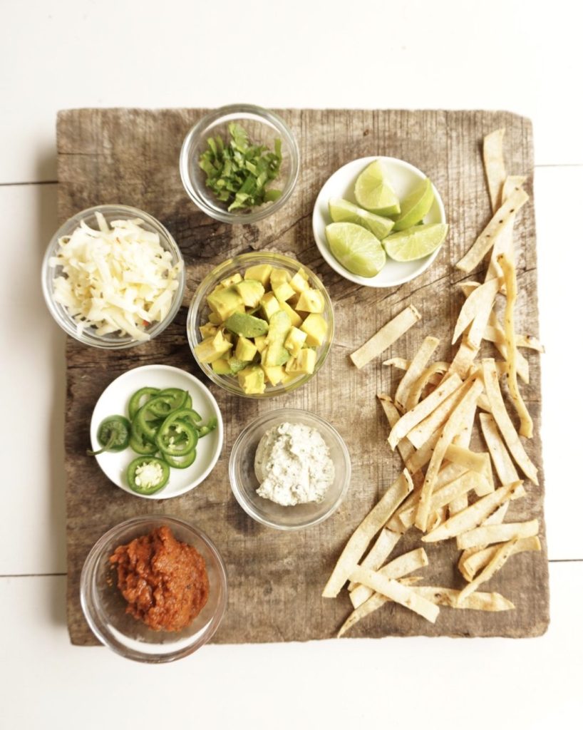 tortilla soup toppings