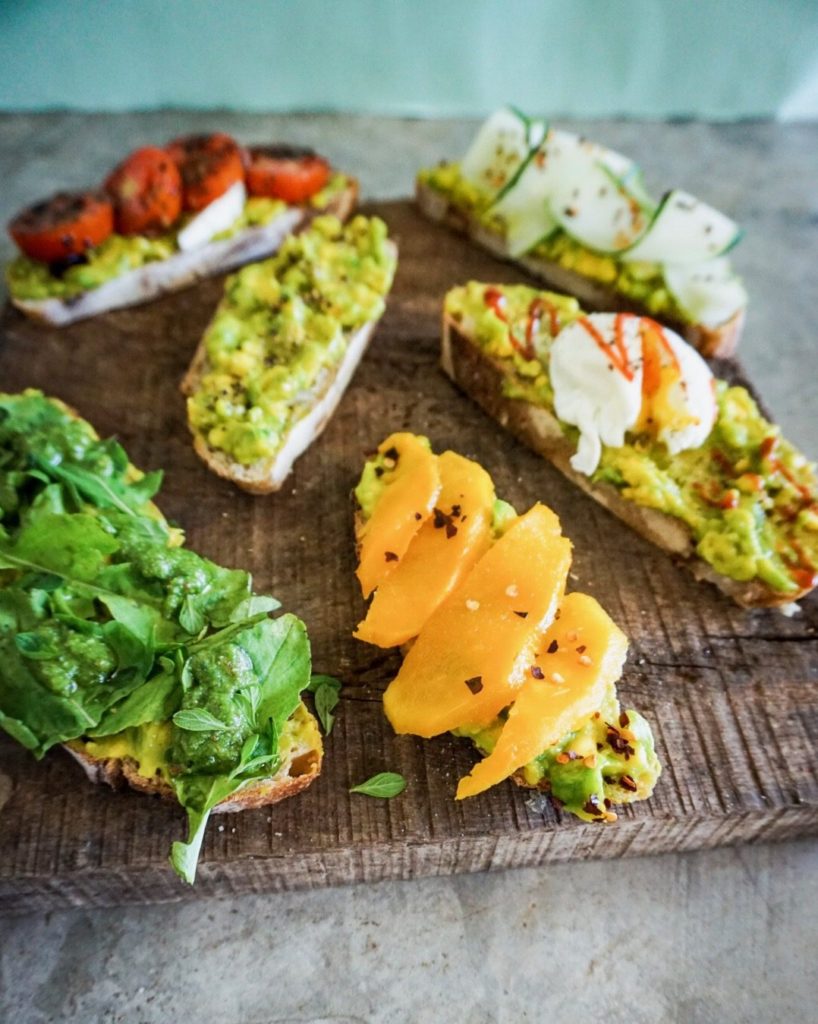 the ultimate summer lunch; avocado toast