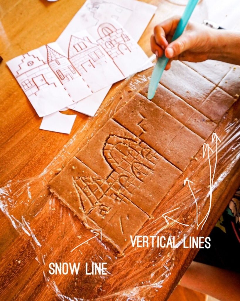 carving out houses plus text