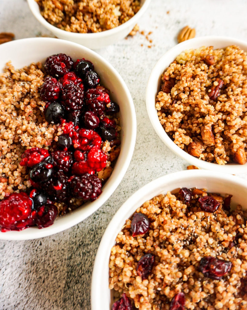 breakfast quinoa with forest fruit one of my favorite breakfast recipes