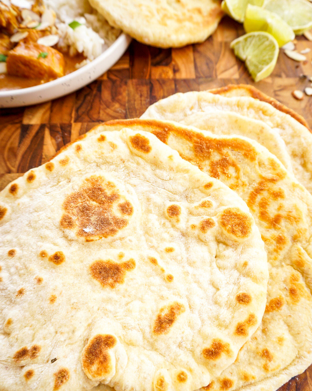 Whole wheat naan bread - another healthy recipe by Familicious