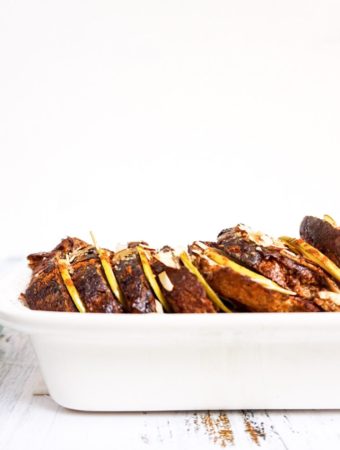 french toast bake in baking tray