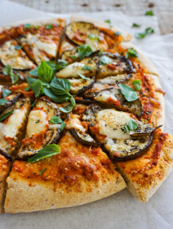 eggplant parmesan pizza