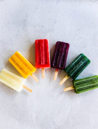 rainbow popsicles