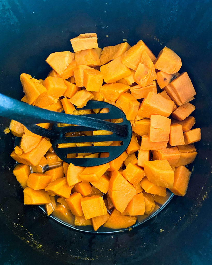 boiled sweet potatoes
