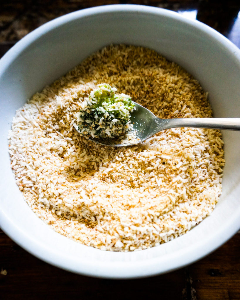 breading broccoli