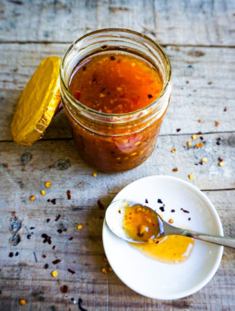jar of sweet chili sauce
