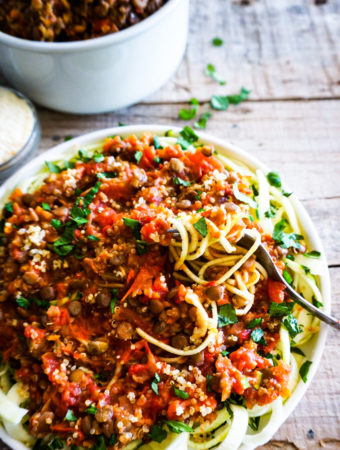 lentil bolognese