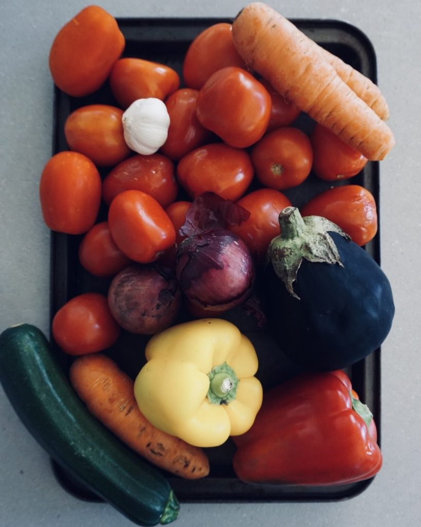 veggies what will get roasted soon!