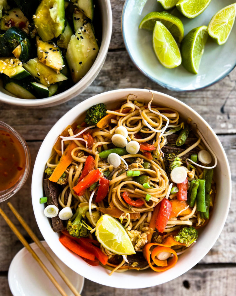 Quick and healthy Pad Thai - Familicious