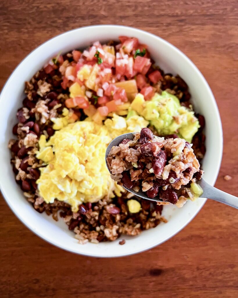Gallo pinto bowl